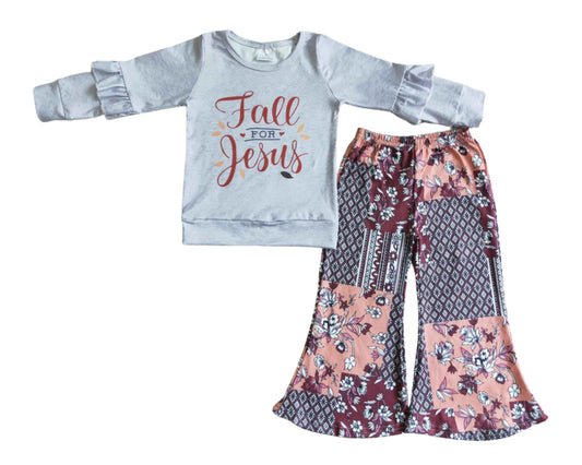 Fall for Jesus Girls Boutique Outfit Set