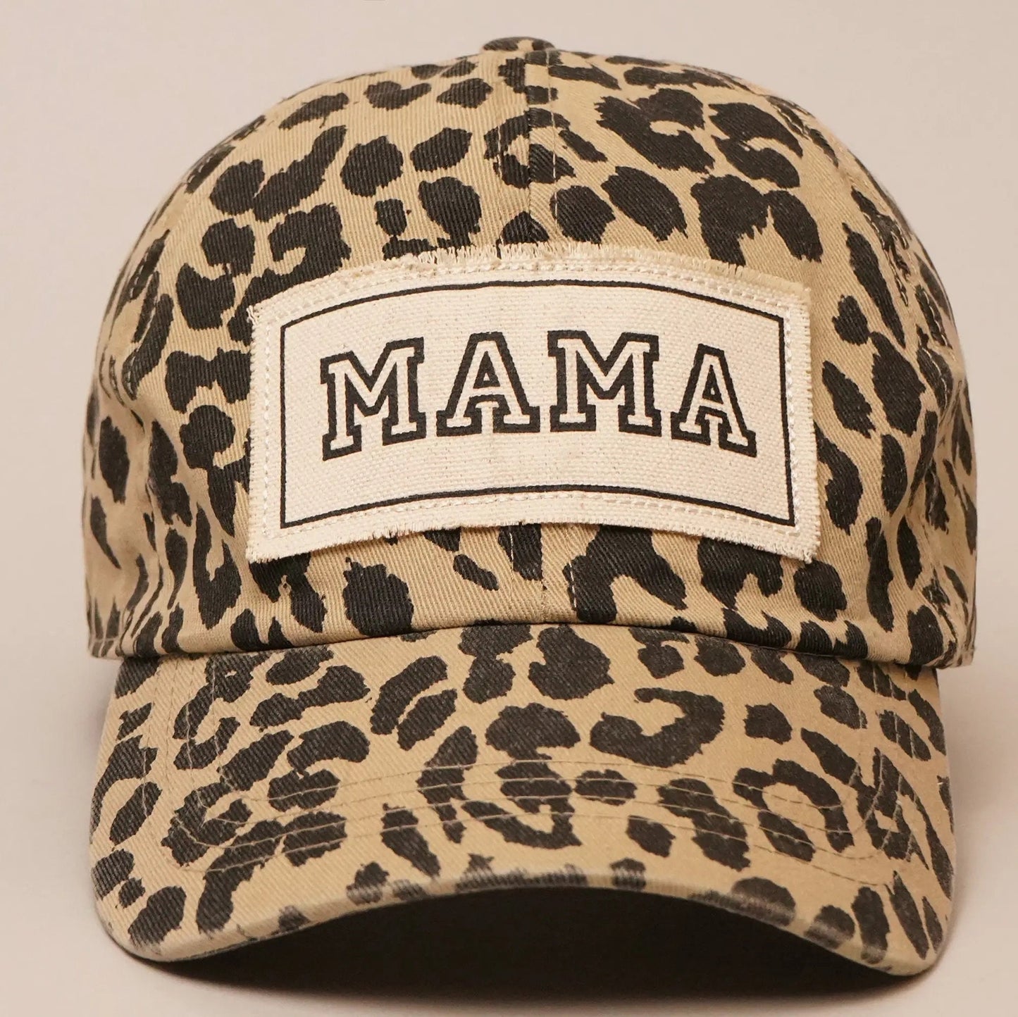 Mama Leopard Print Patch Baseball Hat/Cap For Women